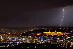 Union Strike  Lightning strikes behind the Union Buildings, Pretoria, South Africa | Sigma 28-70mm f/2.8 EX DG APO AF : lightning, union, buildings, strike, dark